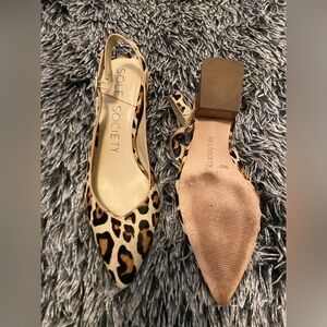 Sole Society Animal Print Heels